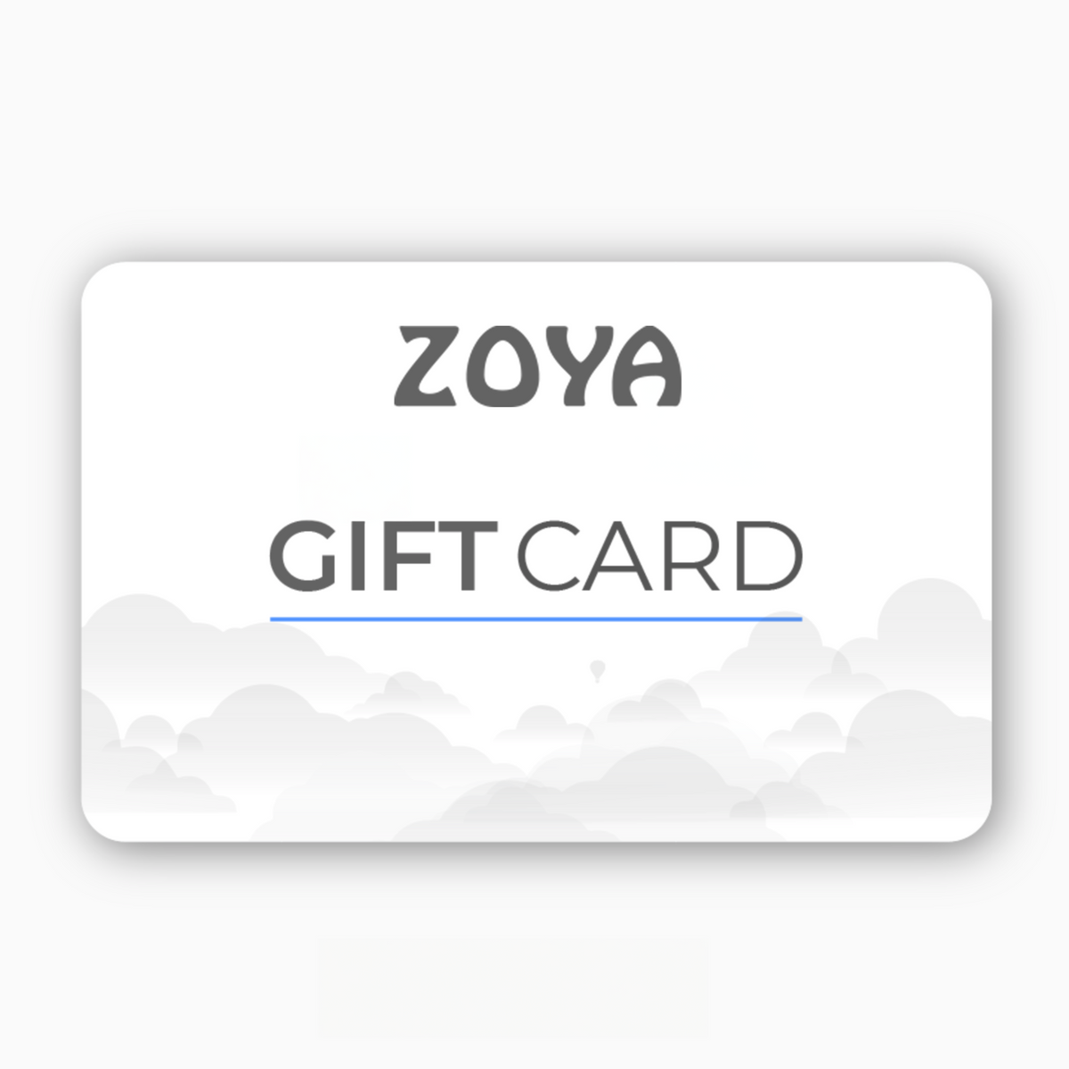 ZOYA gift card
