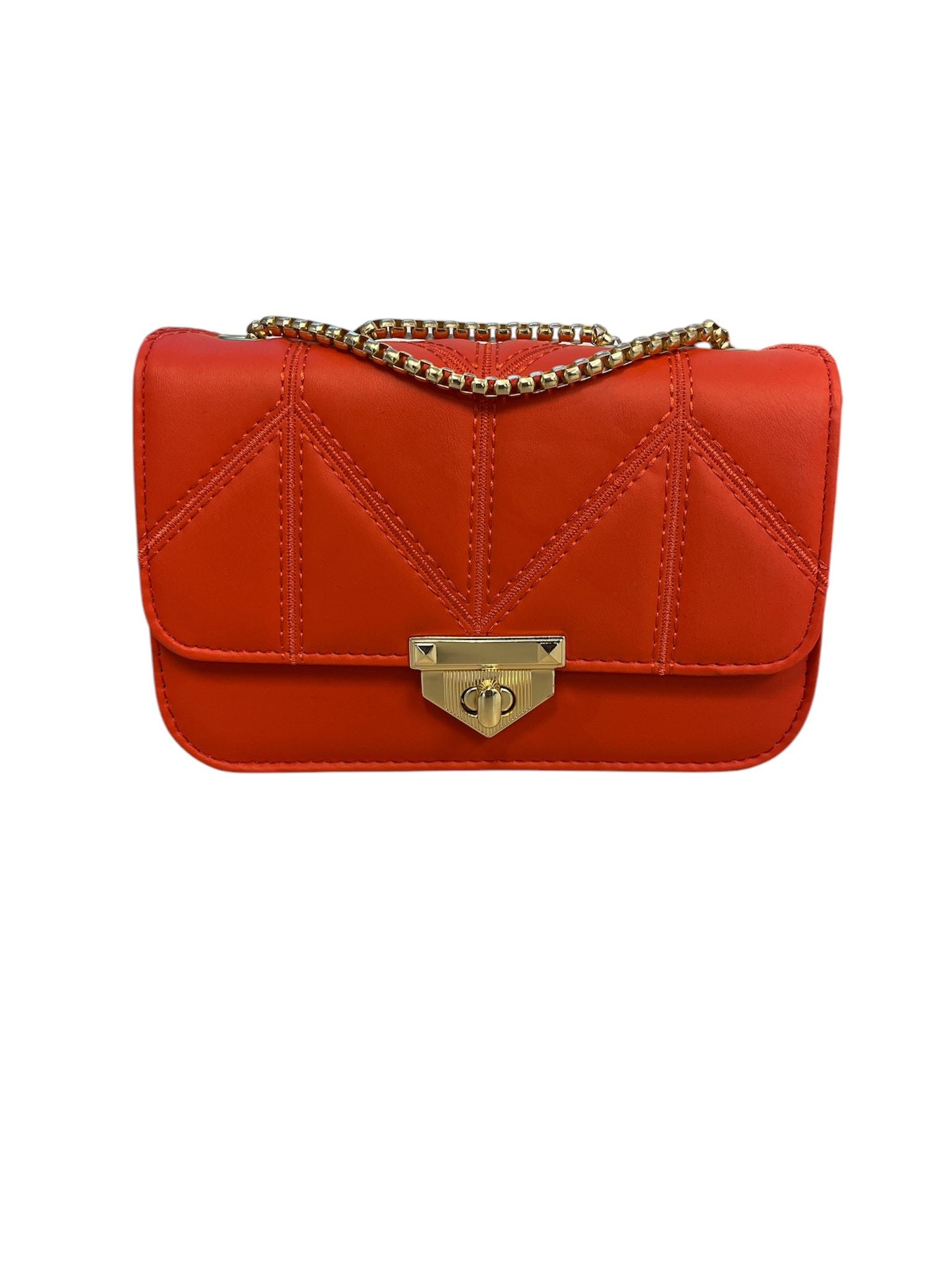Triangle clutch bag