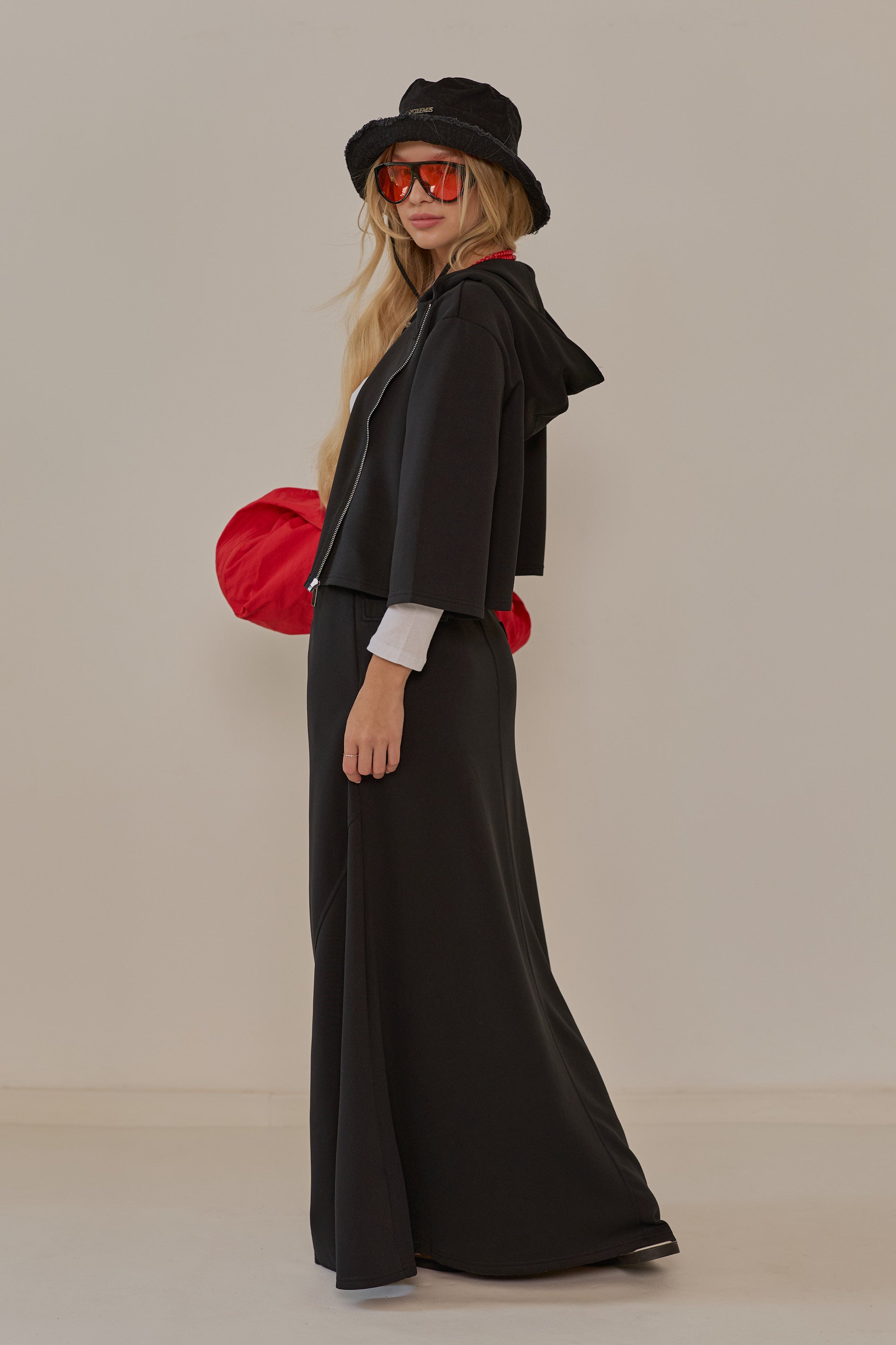 Neon maxi skirt