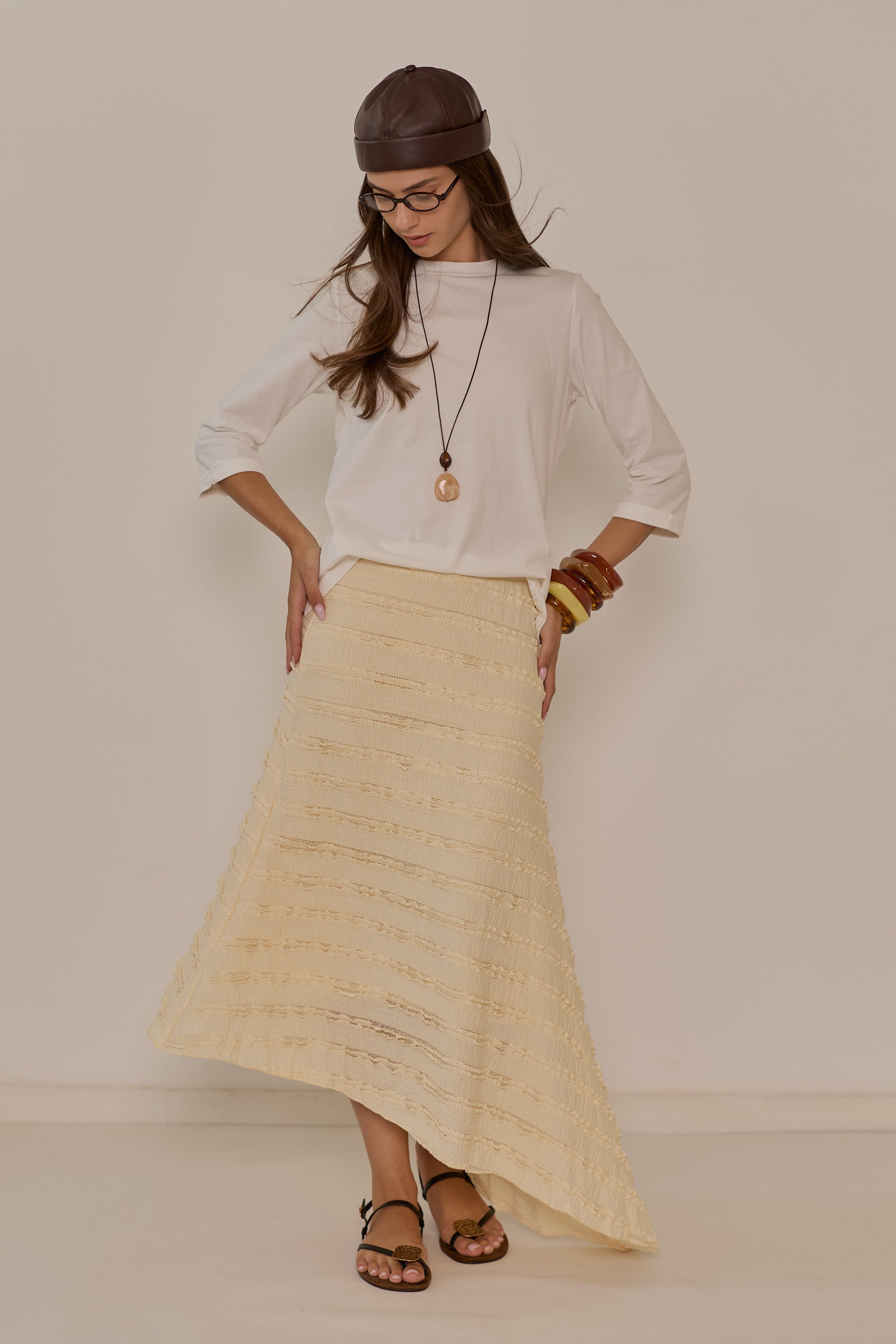 Neon maxi skirt