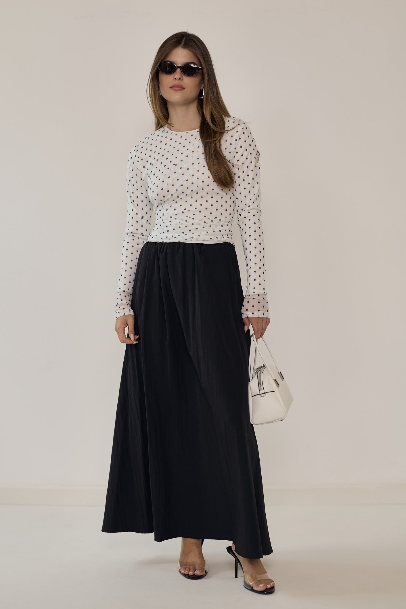 Neon maxi skirt