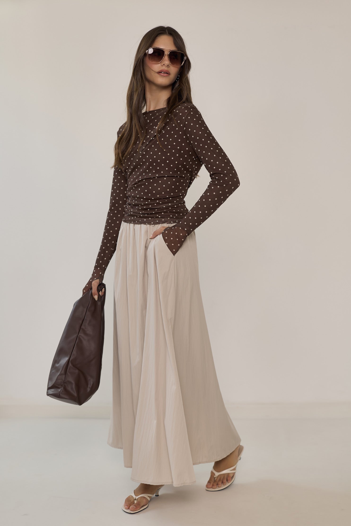 Neon maxi skirt