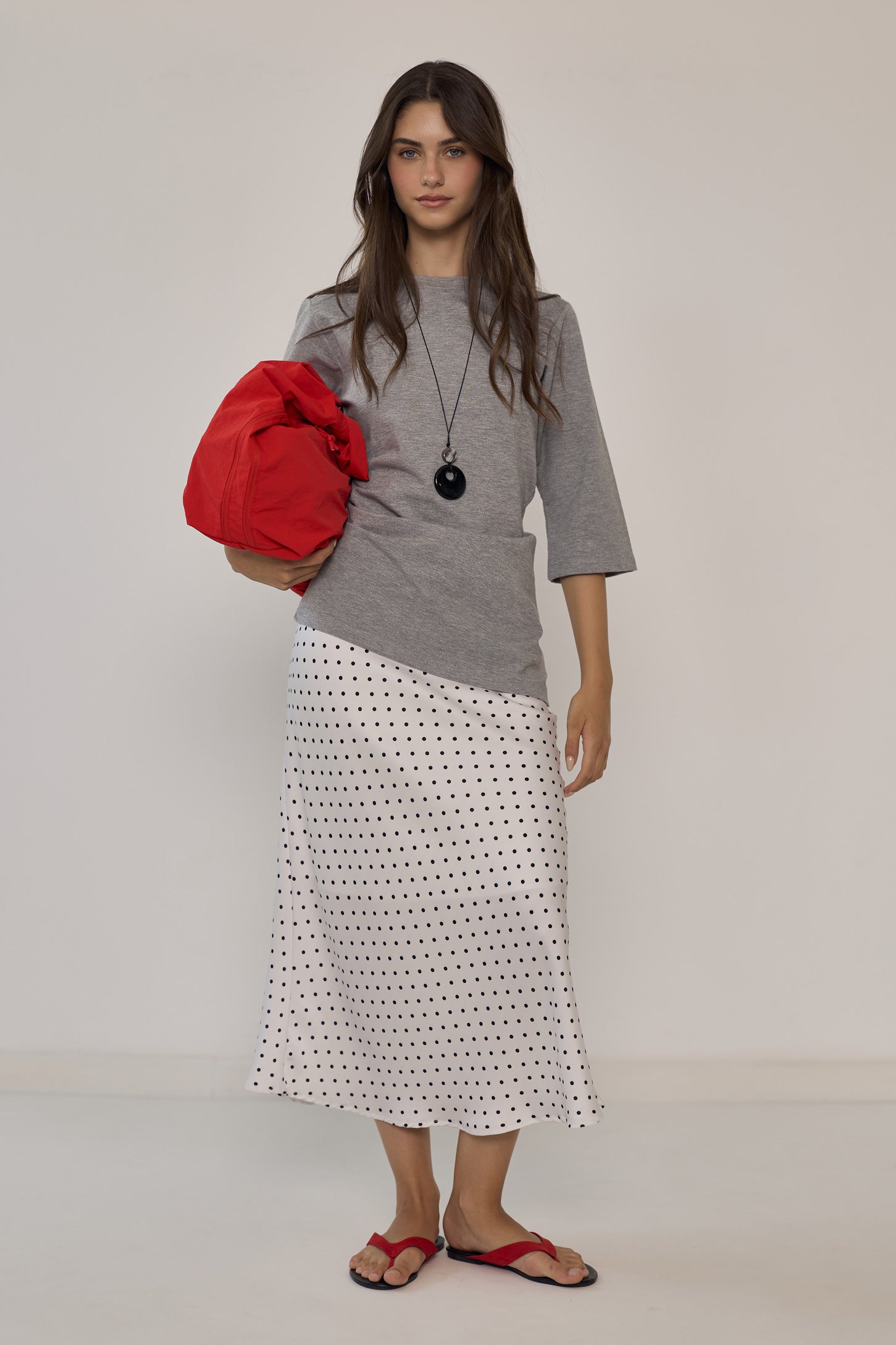 Neon maxi skirt