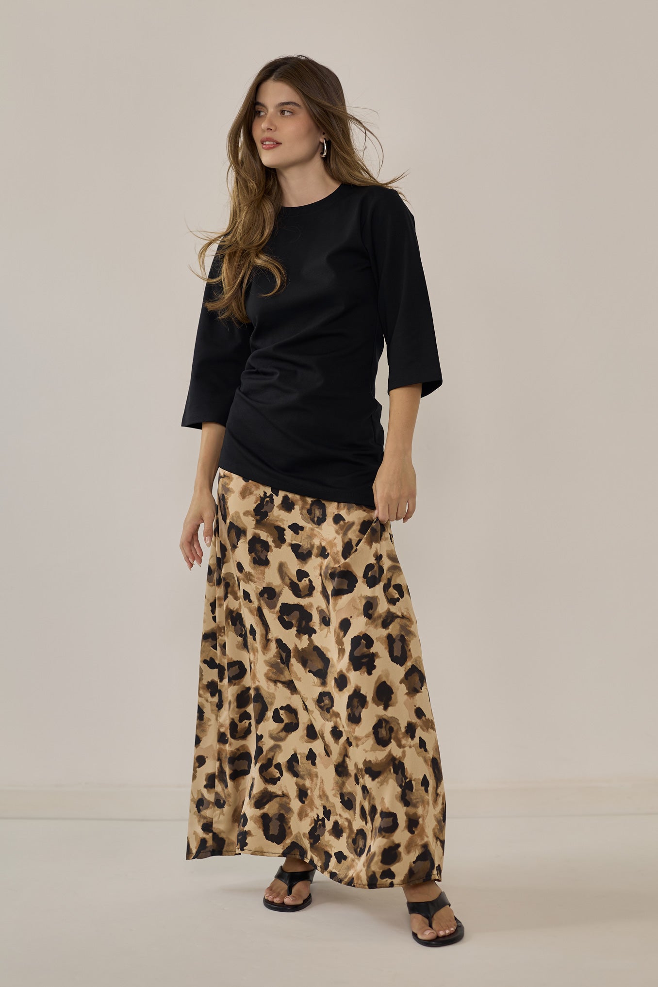 Neon maxi skirt