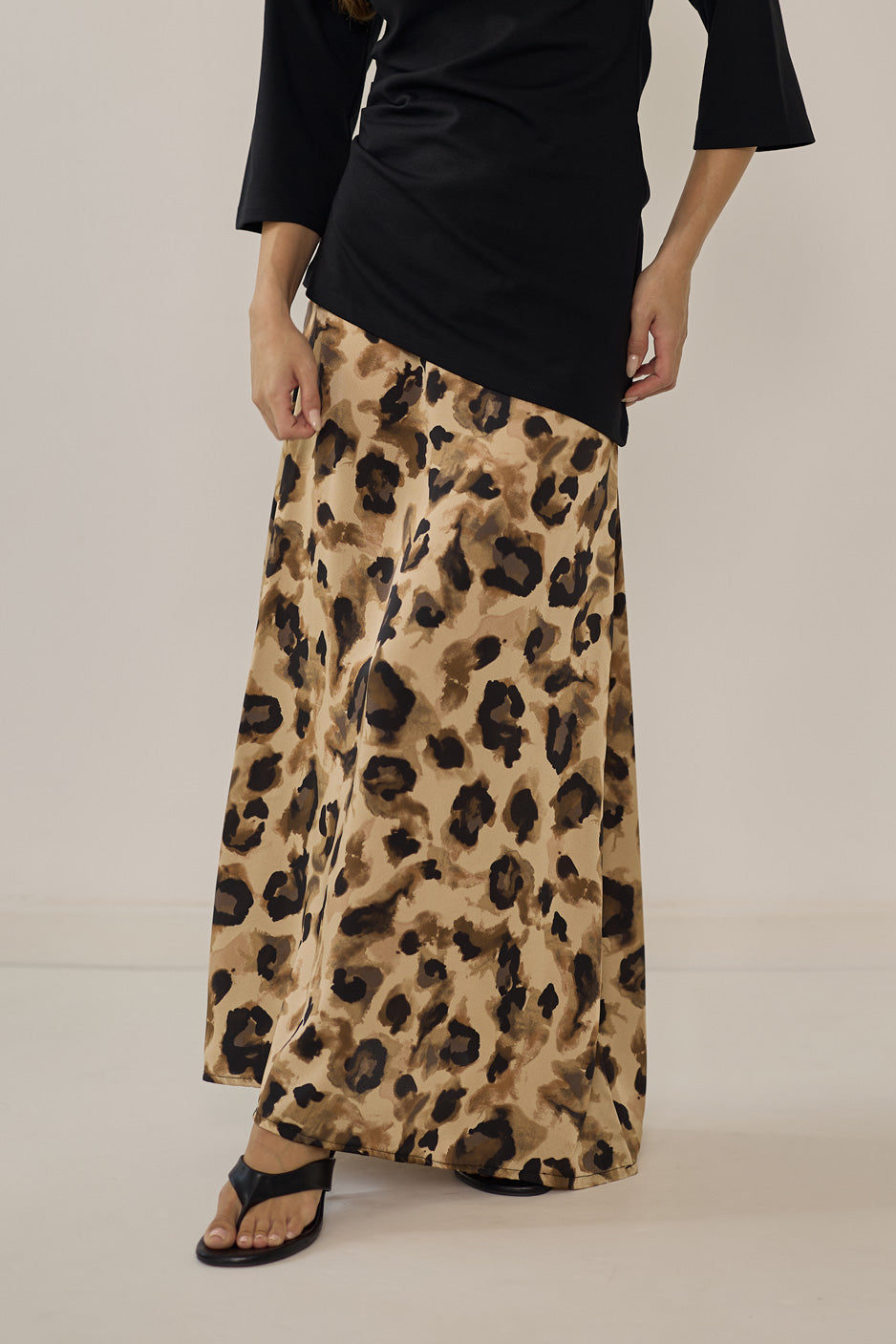 Neon maxi skirt