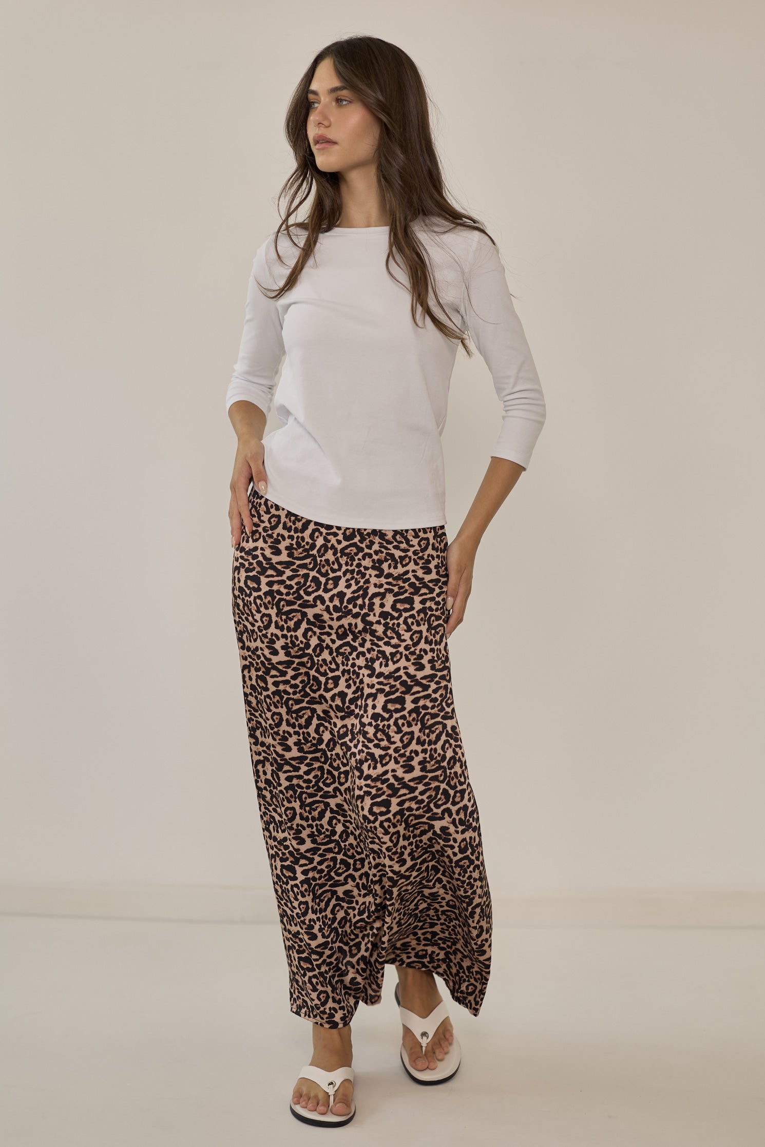 Neon maxi skirt