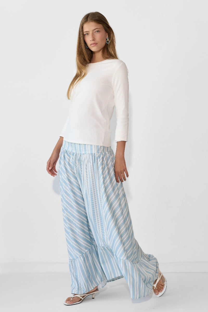 Fleece tiered skirt Hoodia