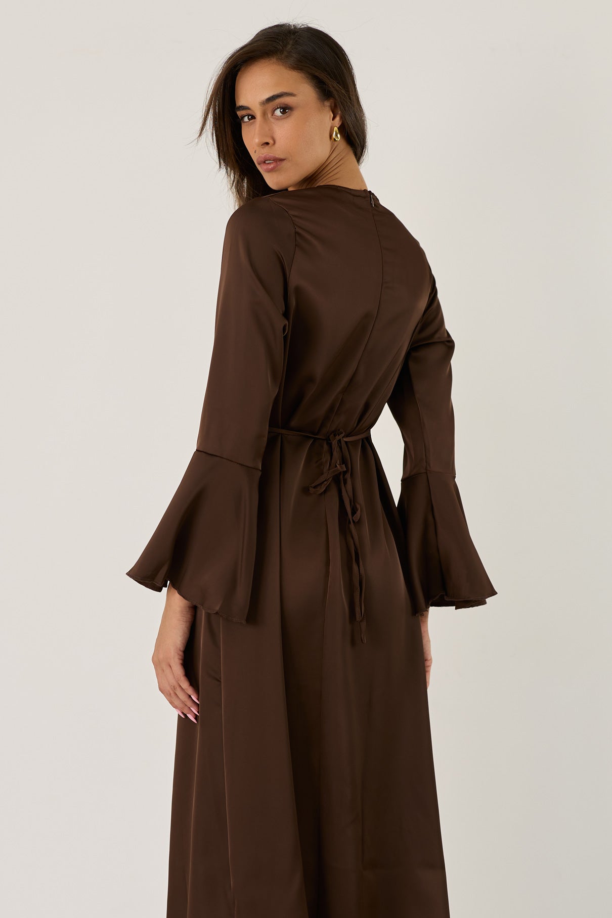 Nicole satin dress