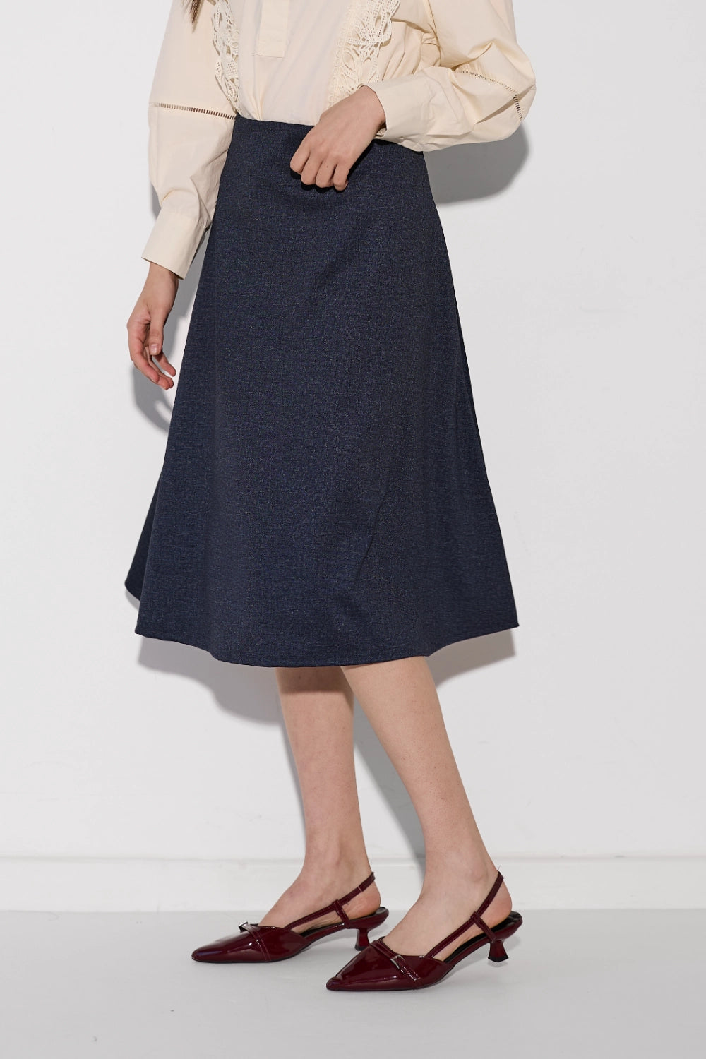 חצאית ג'ינס ניילון