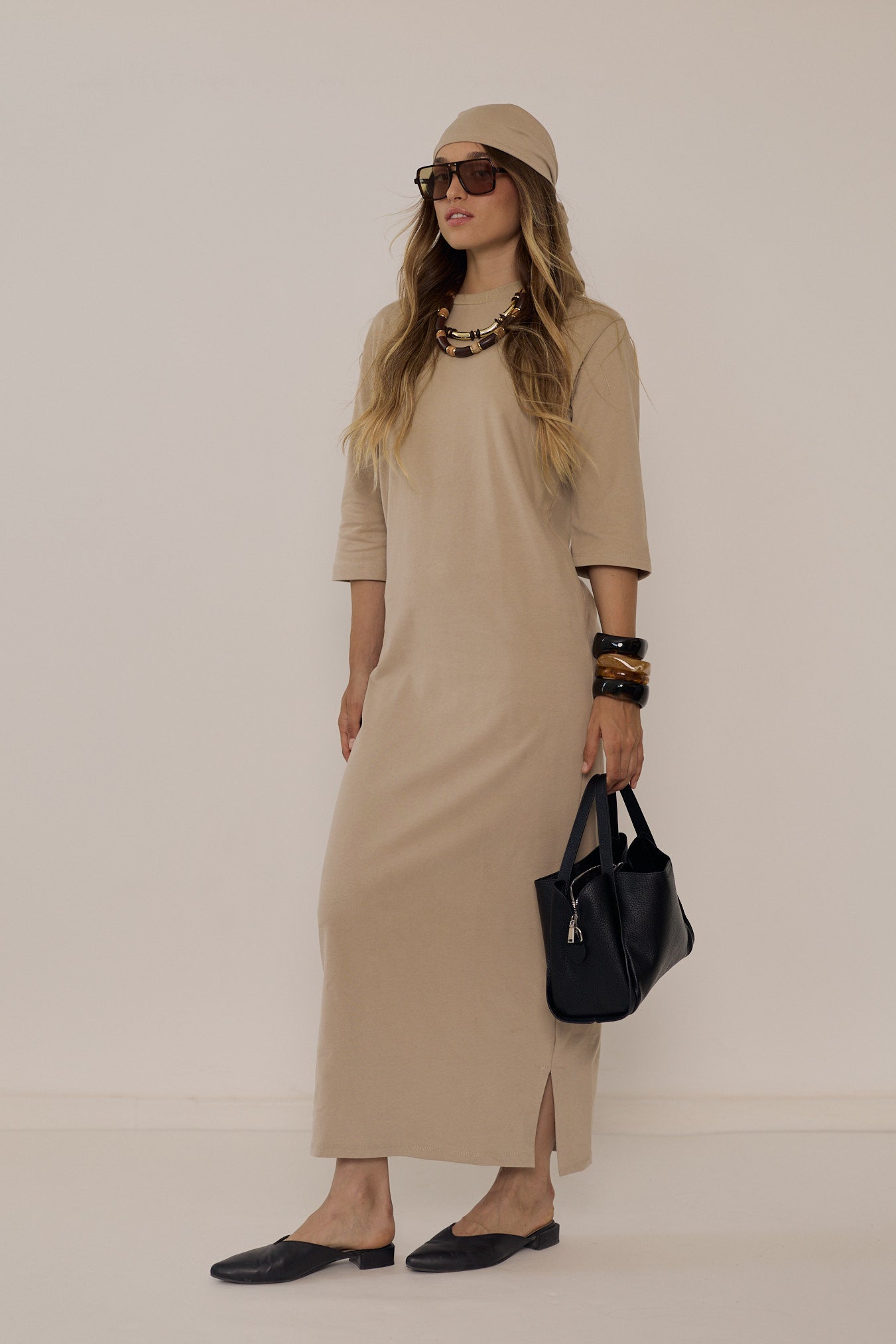 Neon maxi skirt