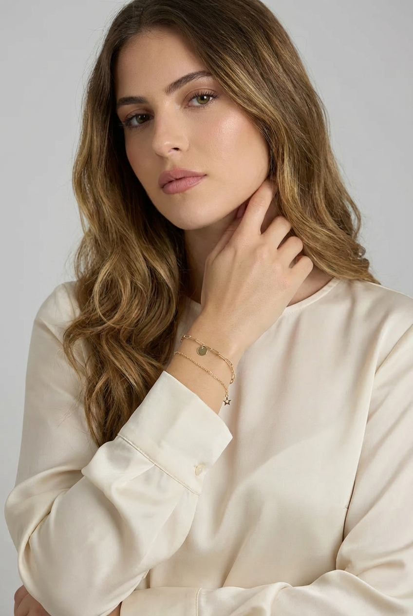 Drop pendant bracelet