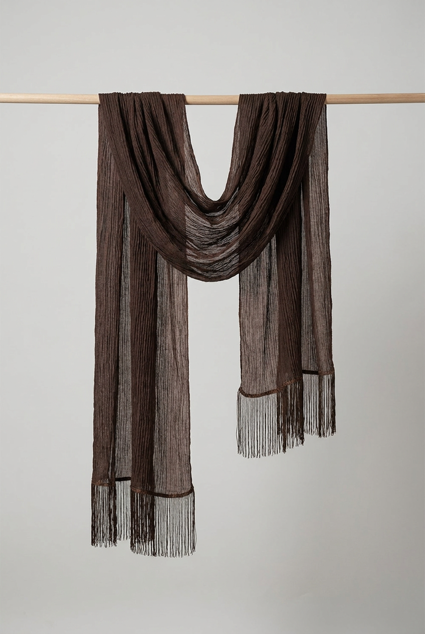 Plain scarf