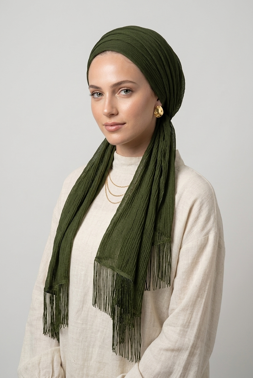 Plain scarf