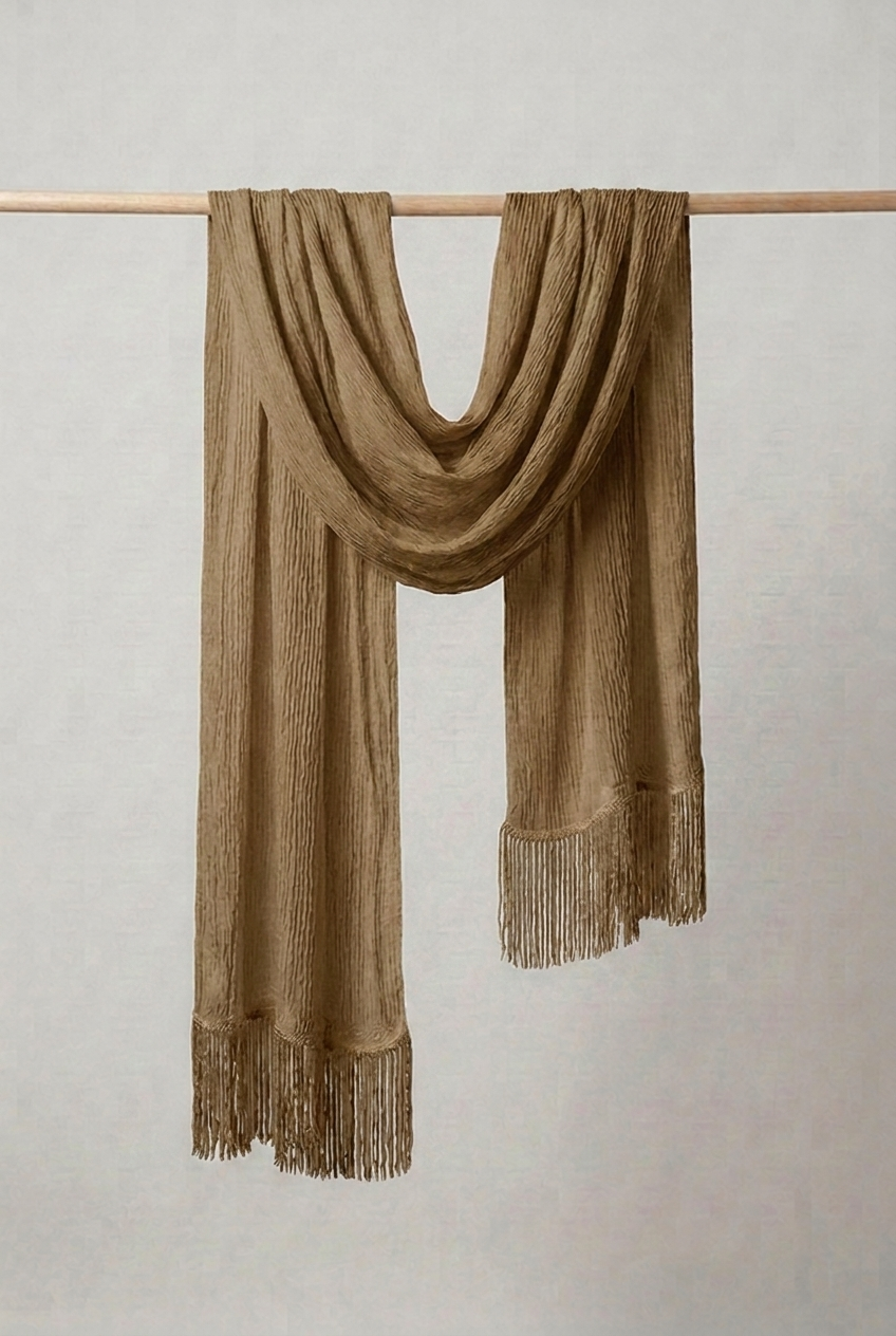 Plain scarf