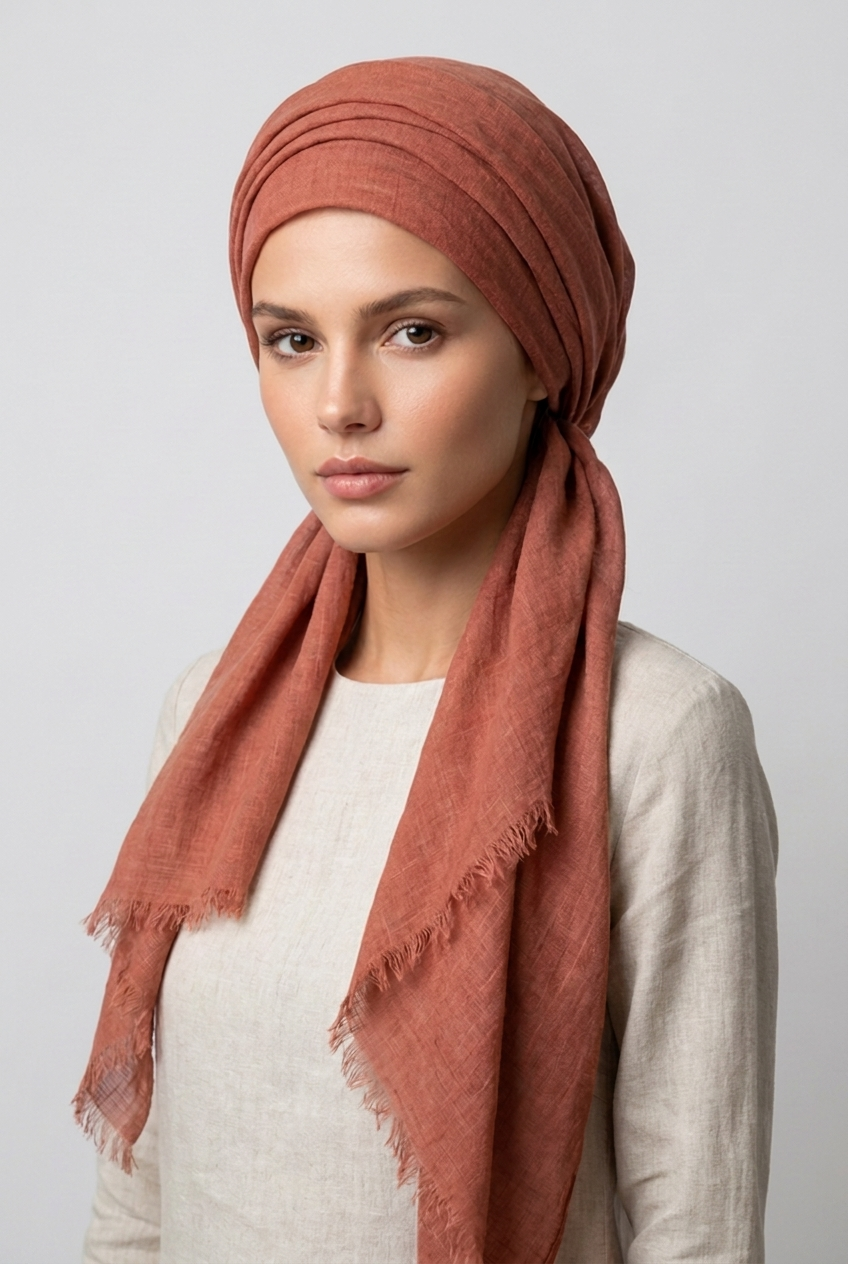 Plain scarf