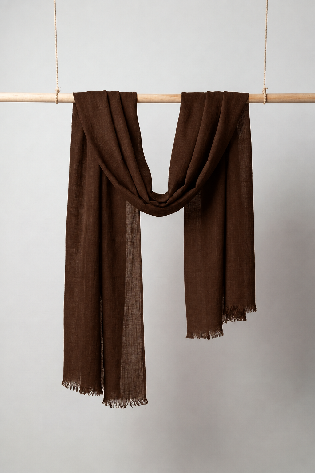 Plain scarf