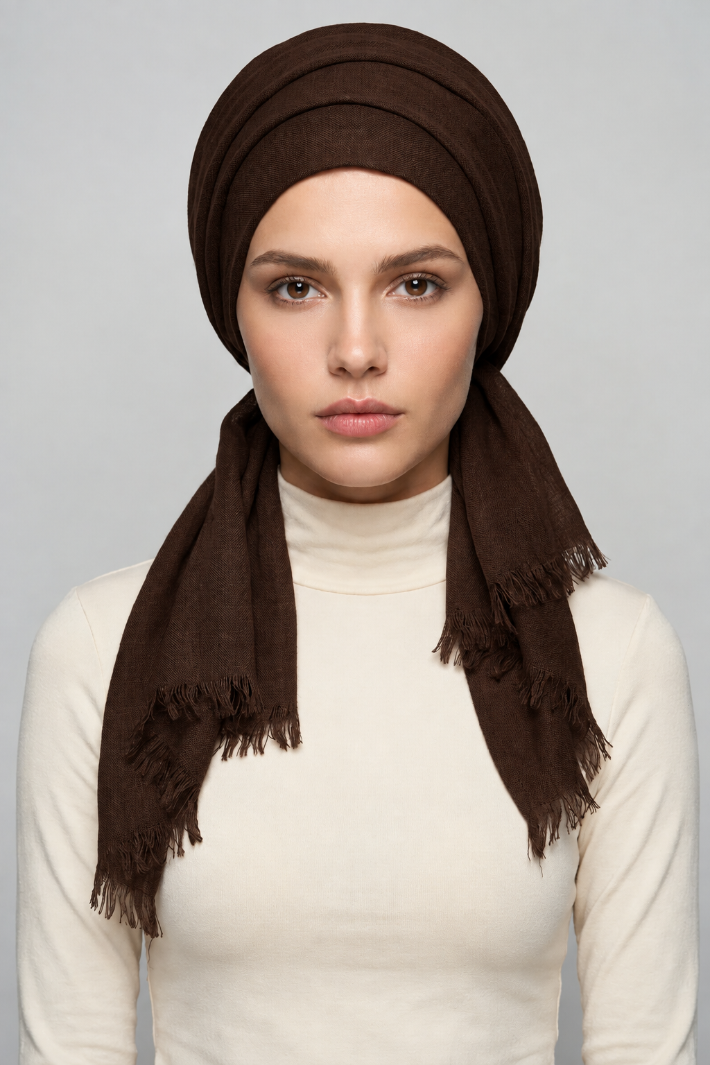 Plain scarf