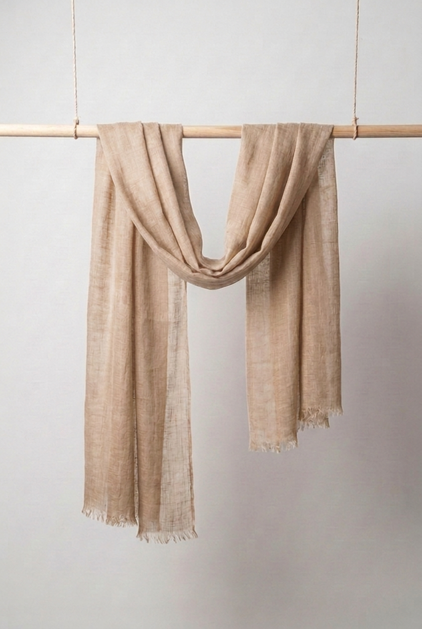 Plain scarf