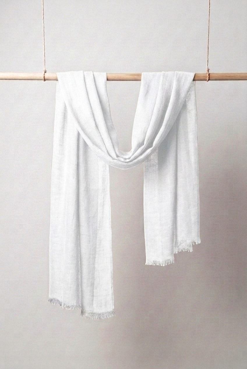 Plain scarf