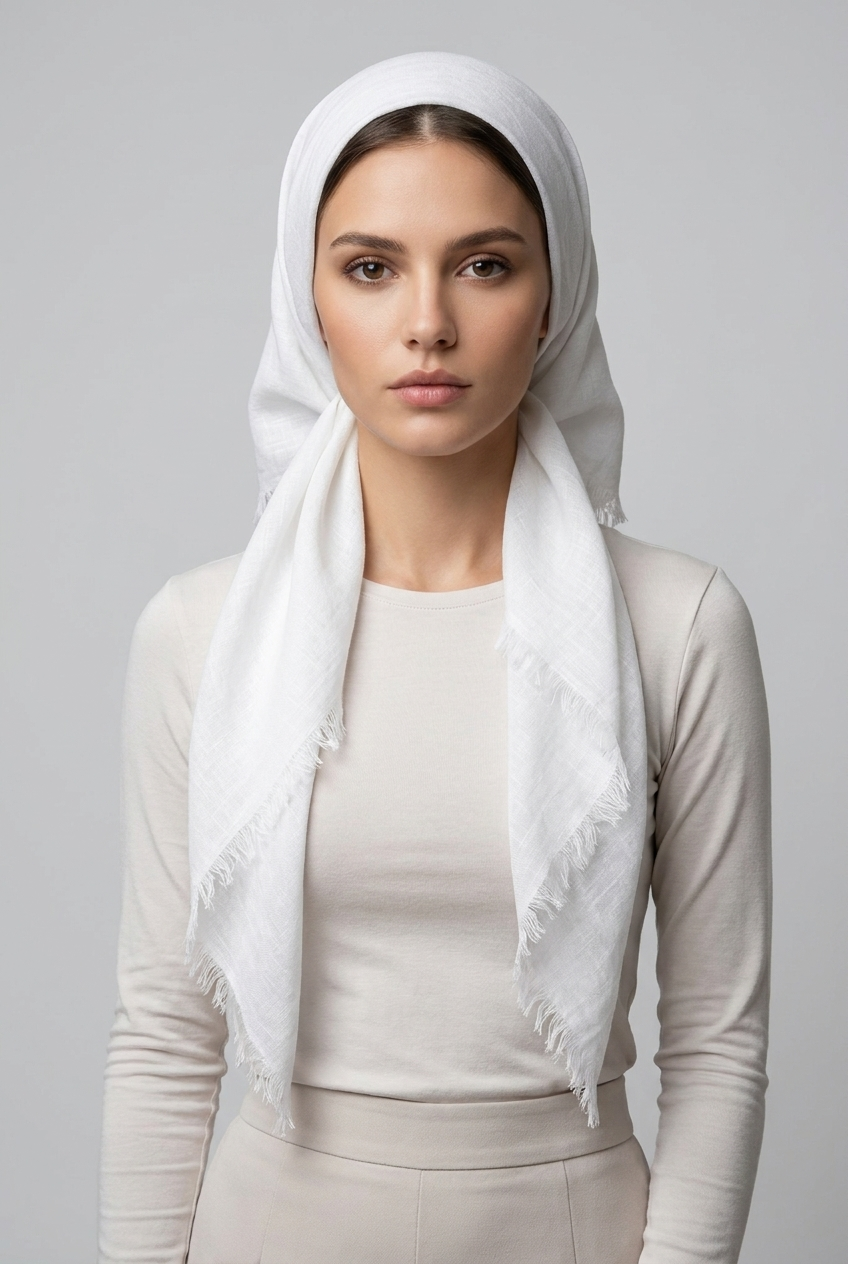 Plain scarf