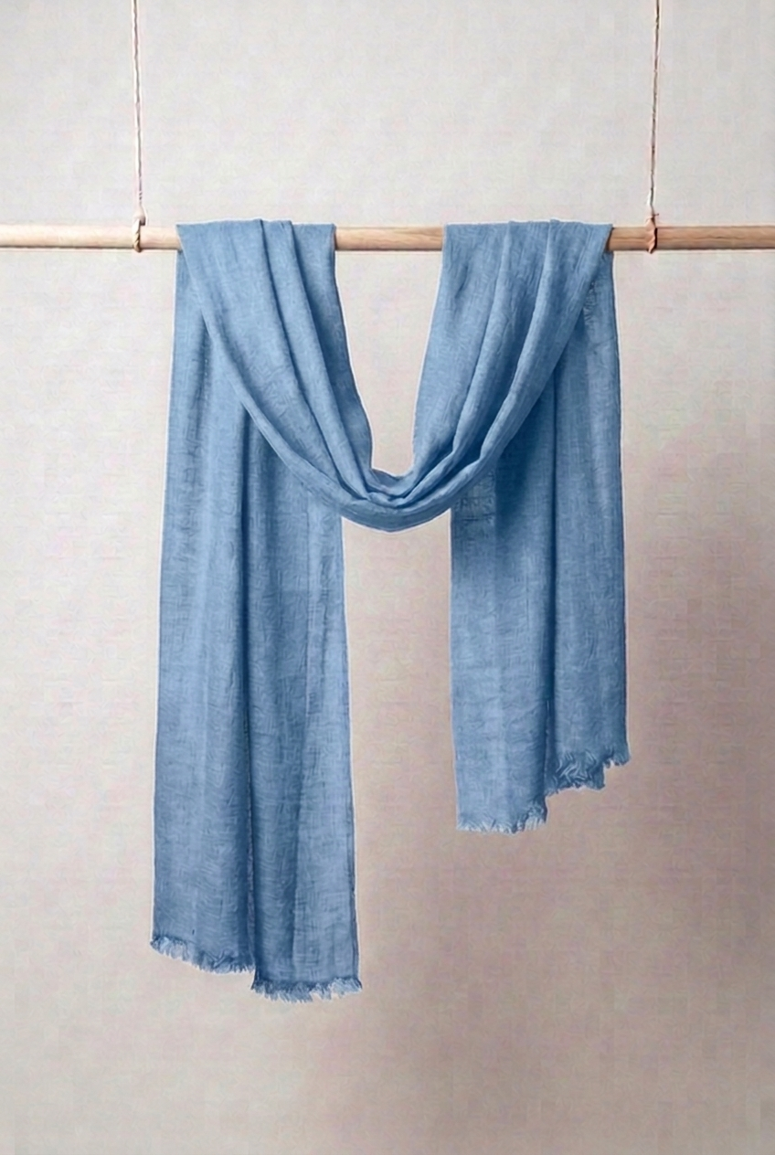 Plain scarf