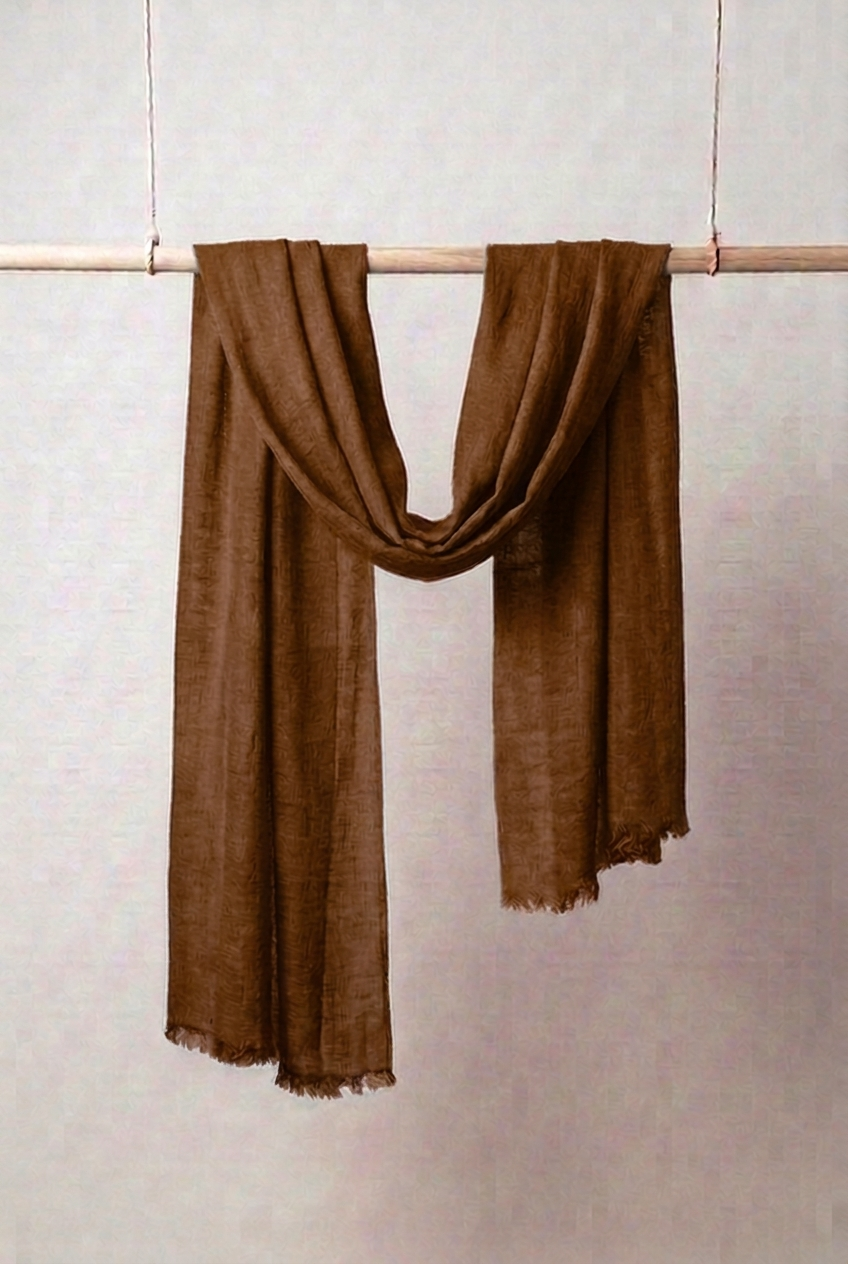 Plain scarf