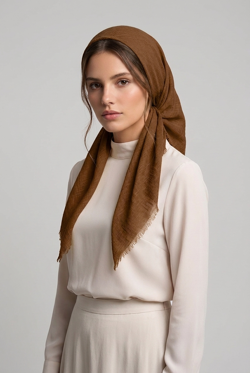 Plain scarf