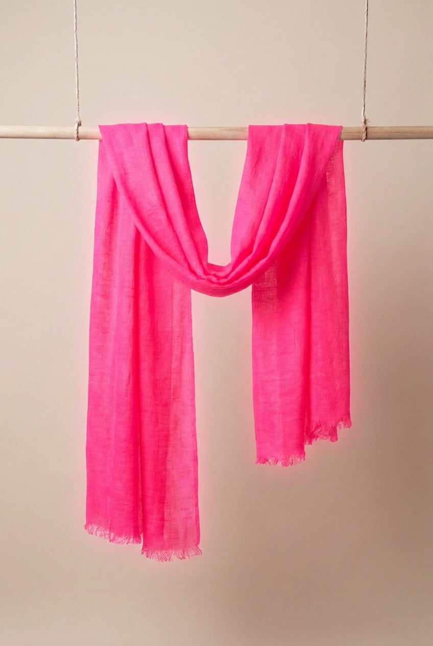Plain scarf