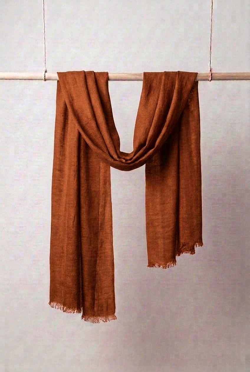 Plain scarf