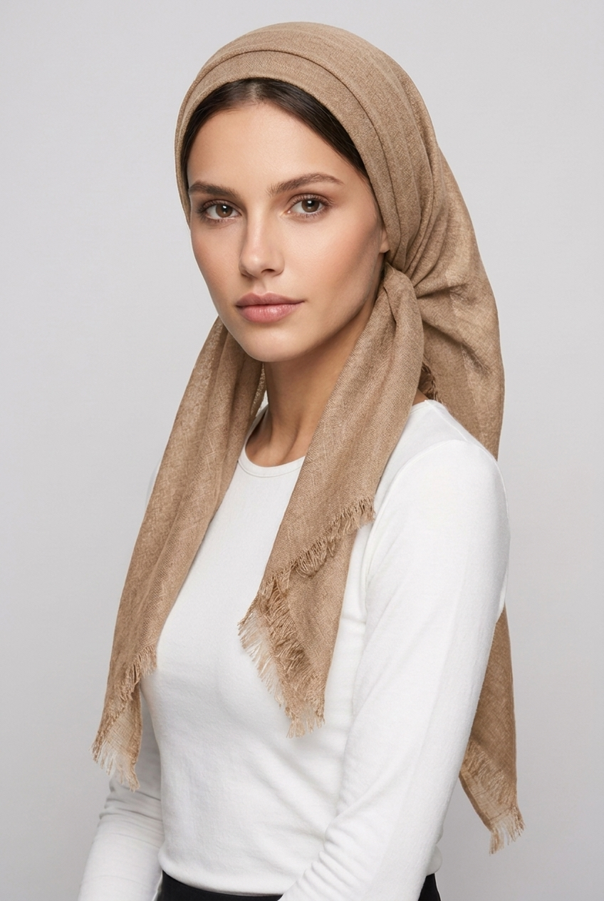 Plain scarf