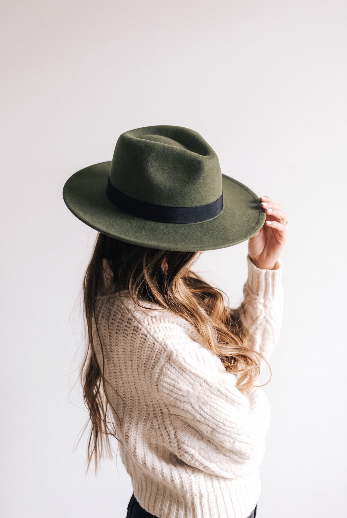 Smooth angora beret hat