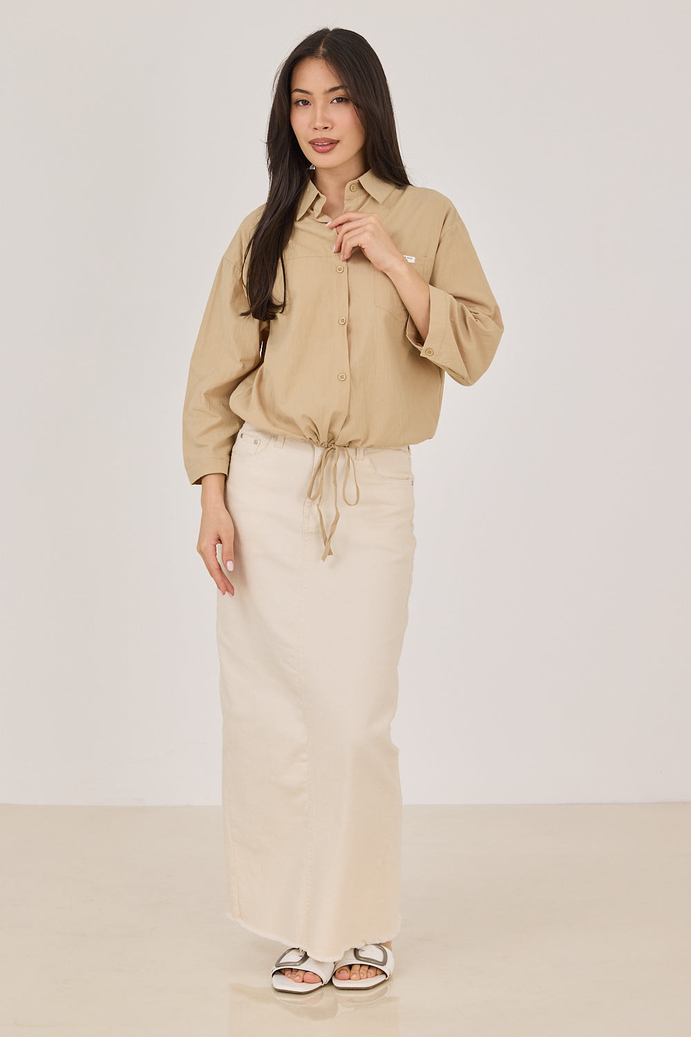 Song button-down shirt