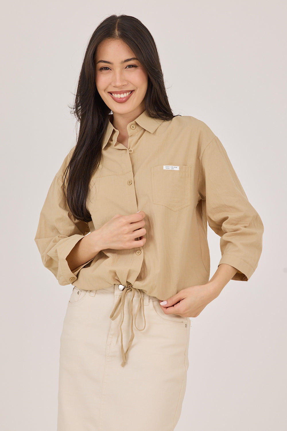 Song button-down shirt