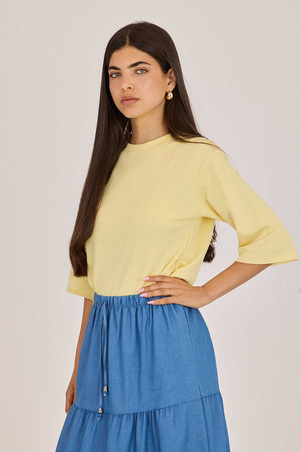 Oversized flat shirt