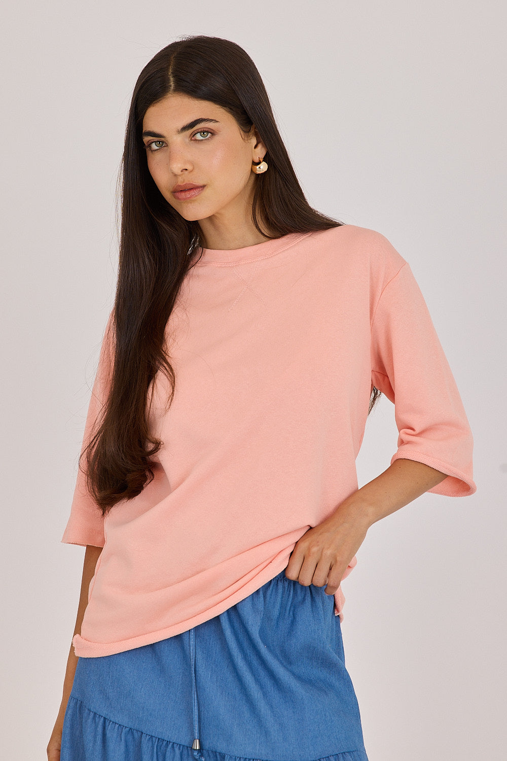Oversized flat shirt