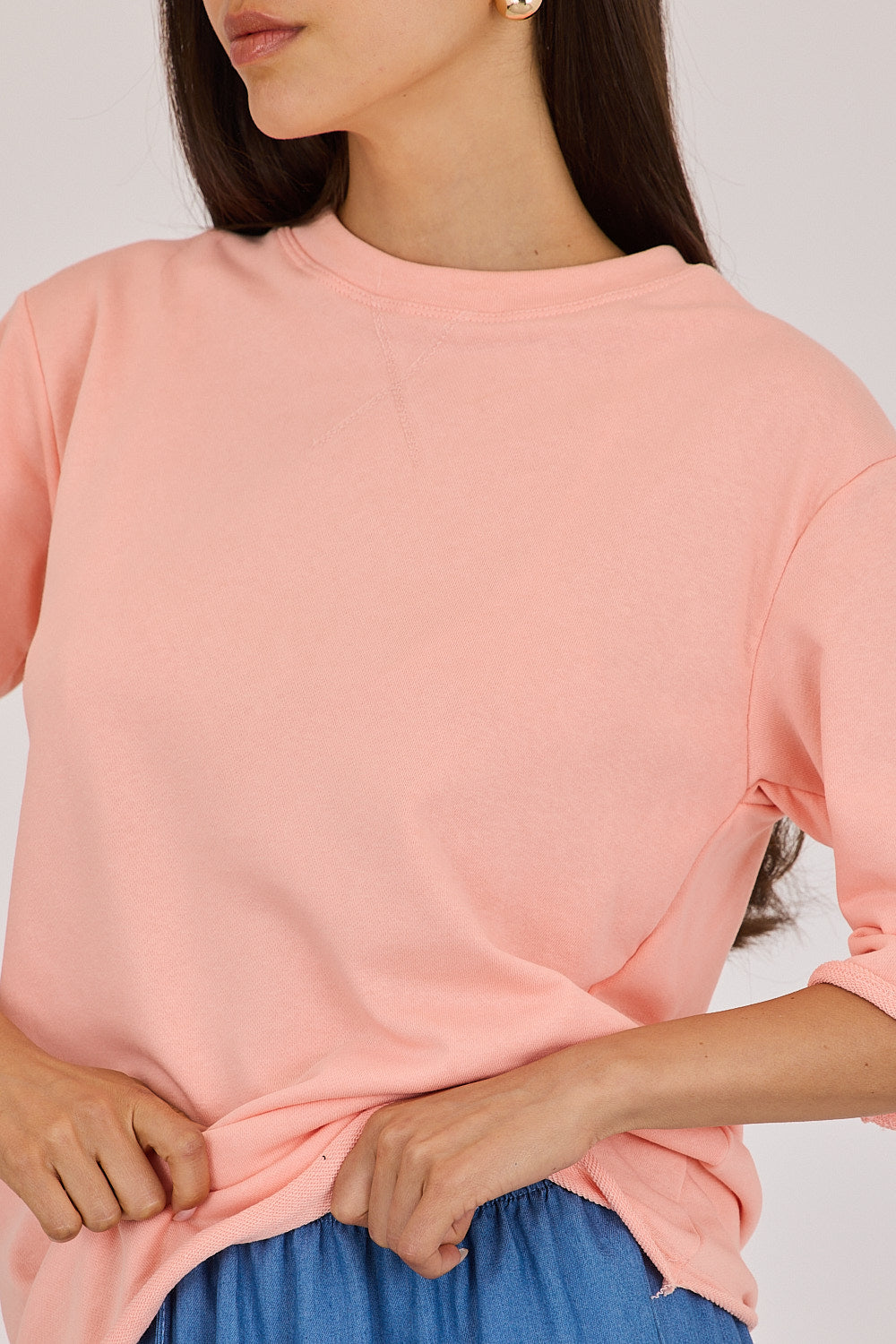 Oversized flat shirt