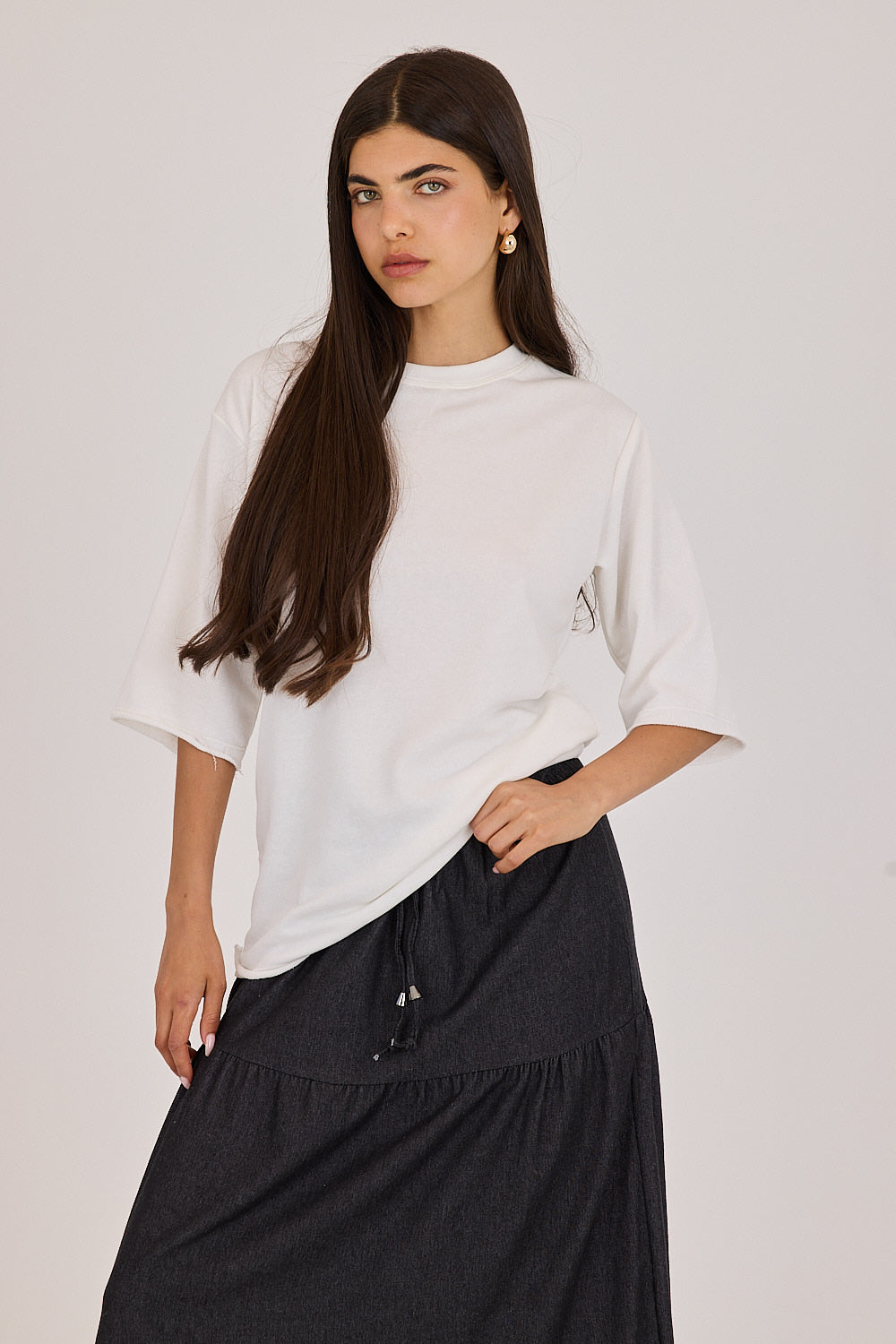 Oversized flat shirt