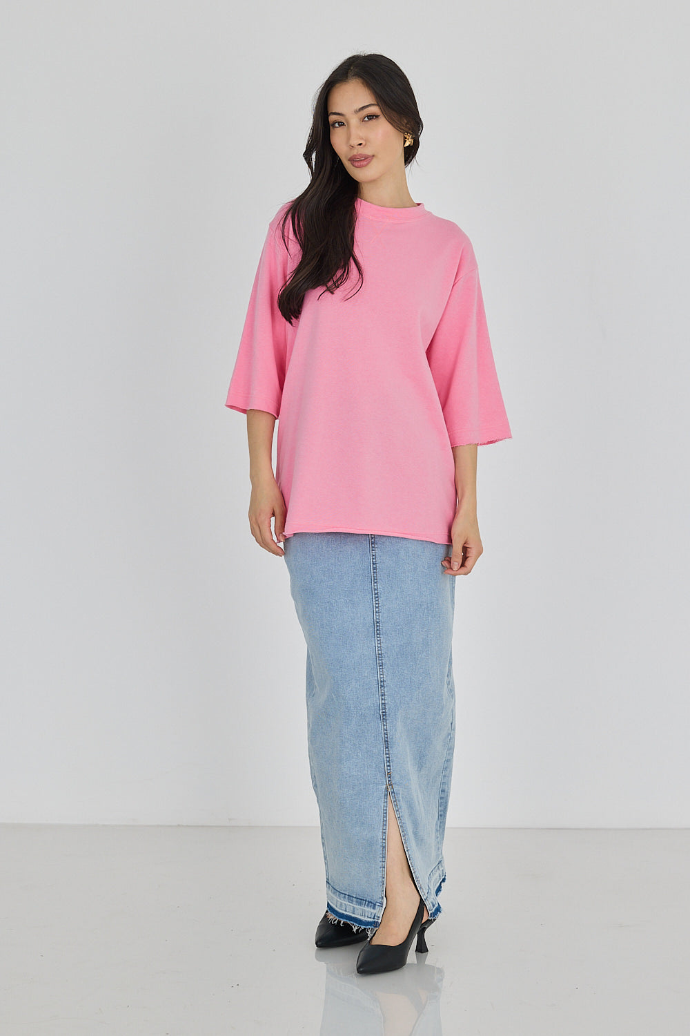 Oversized flat shirt