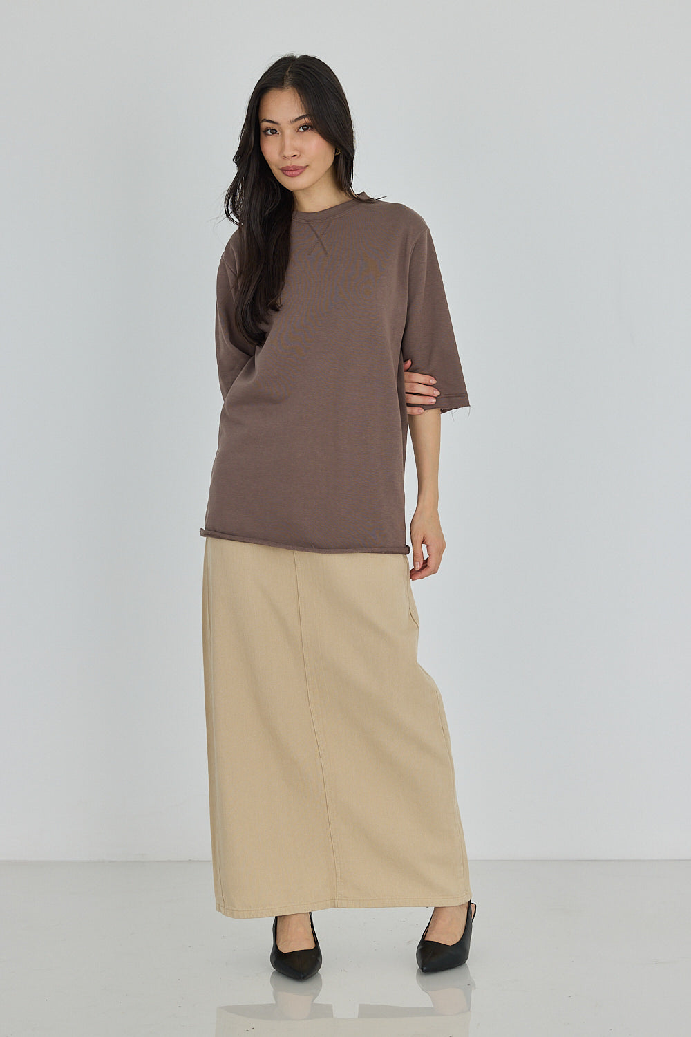 Oversized flat shirt