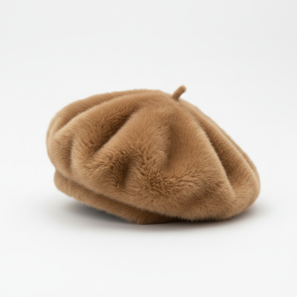 כובע ברט פרוותי חלק