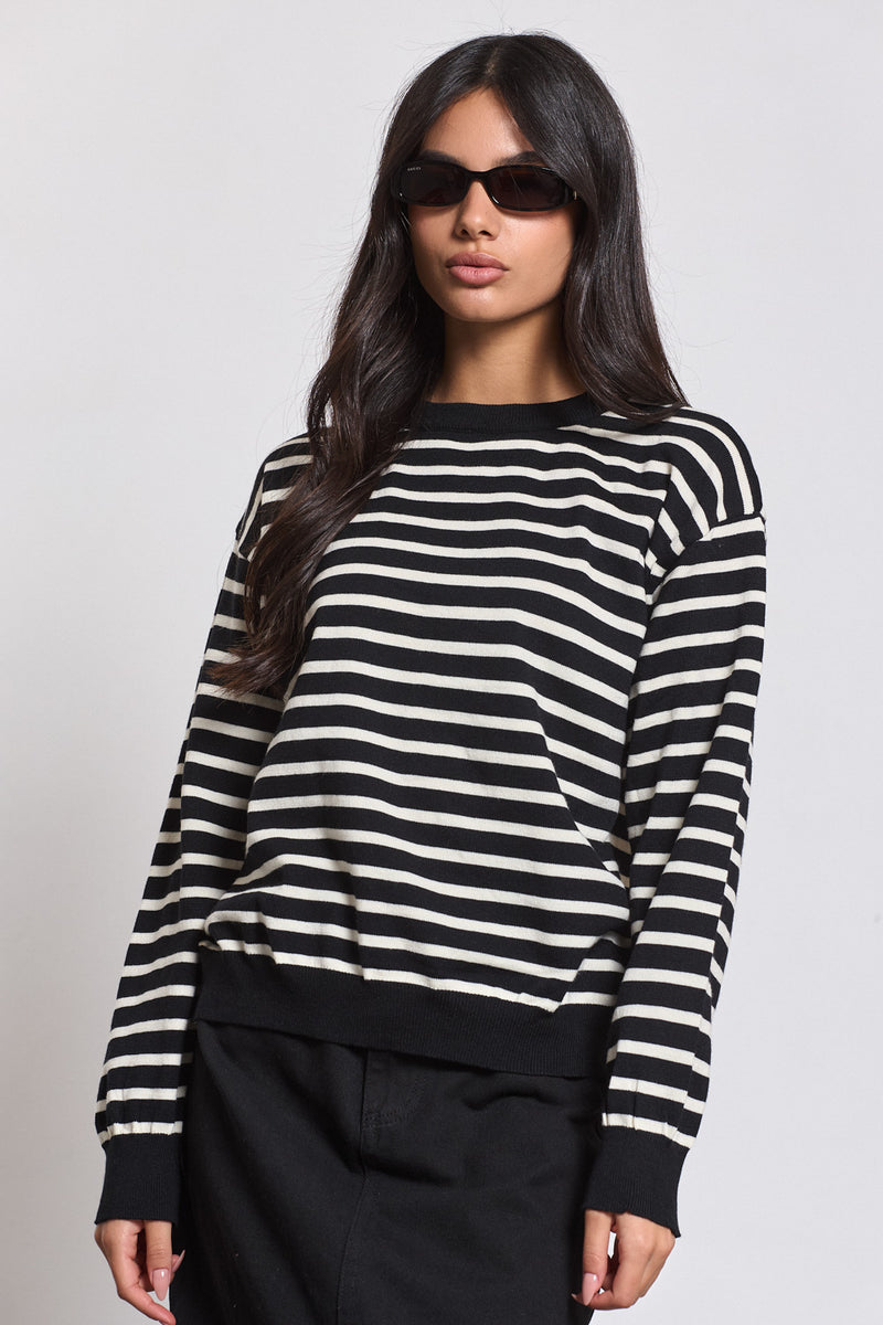 סריג פסים אוברסייז