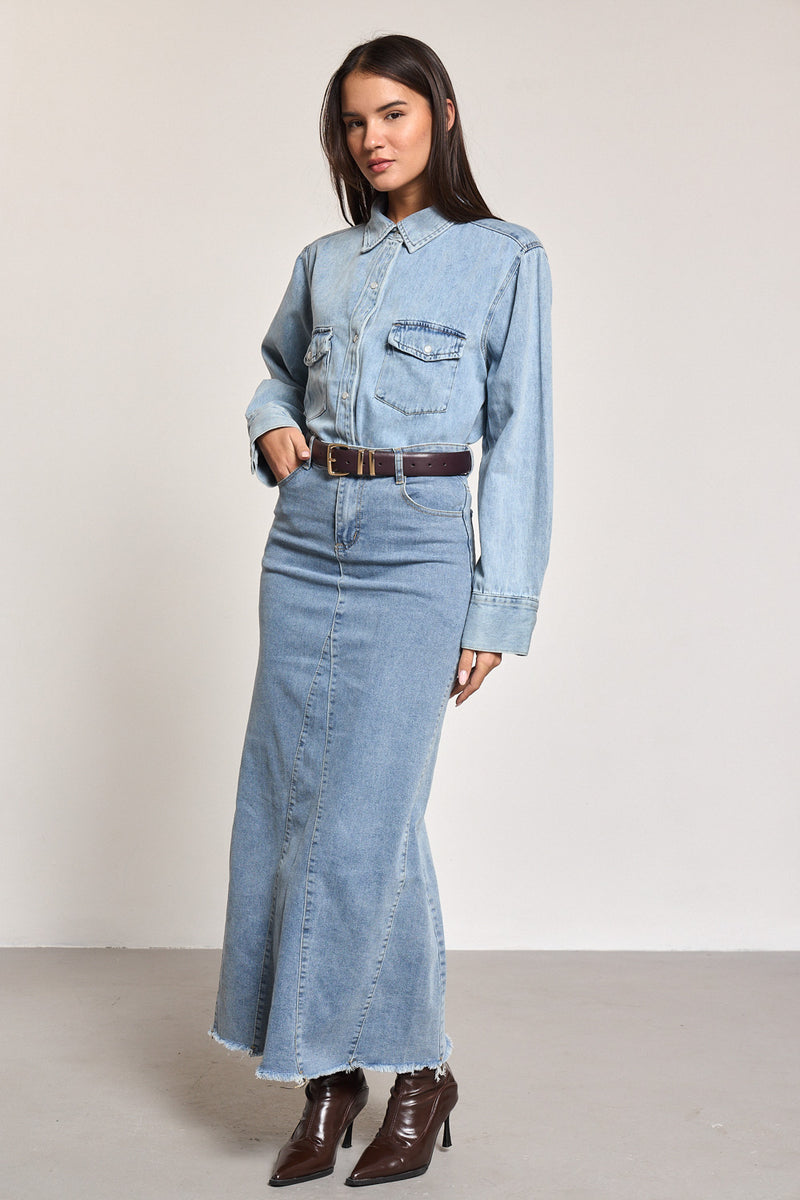 חצאית ג'ינס אוליביה