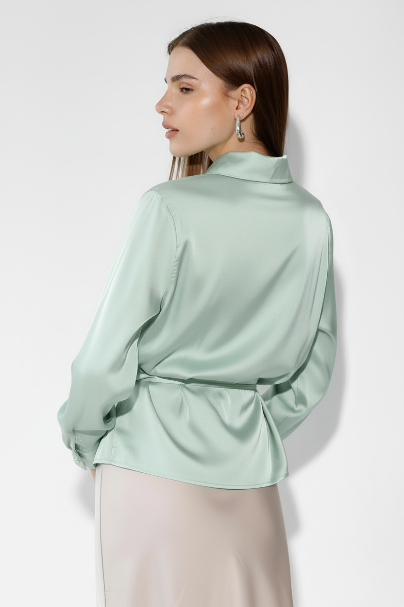 ירוק מנטה בהיר - מאחורה