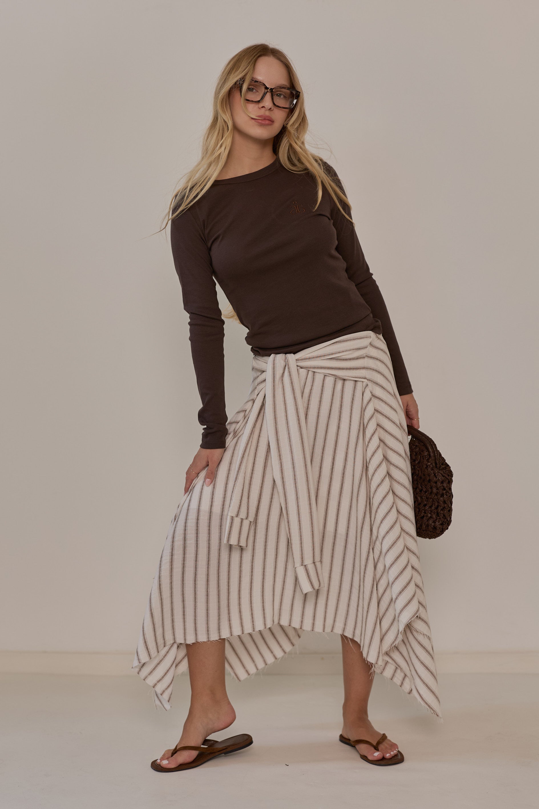 Neon maxi skirt