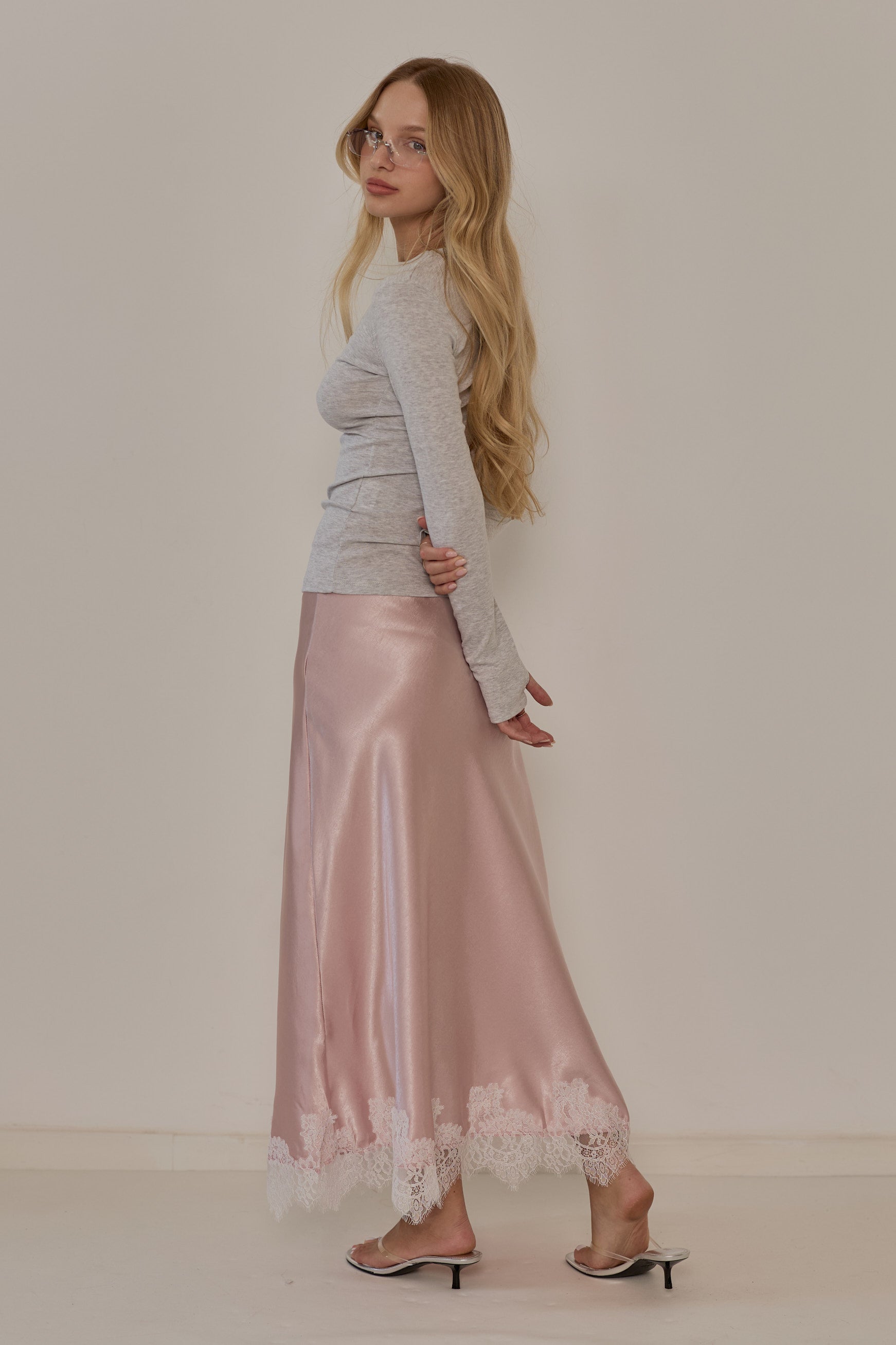 Neon maxi skirt