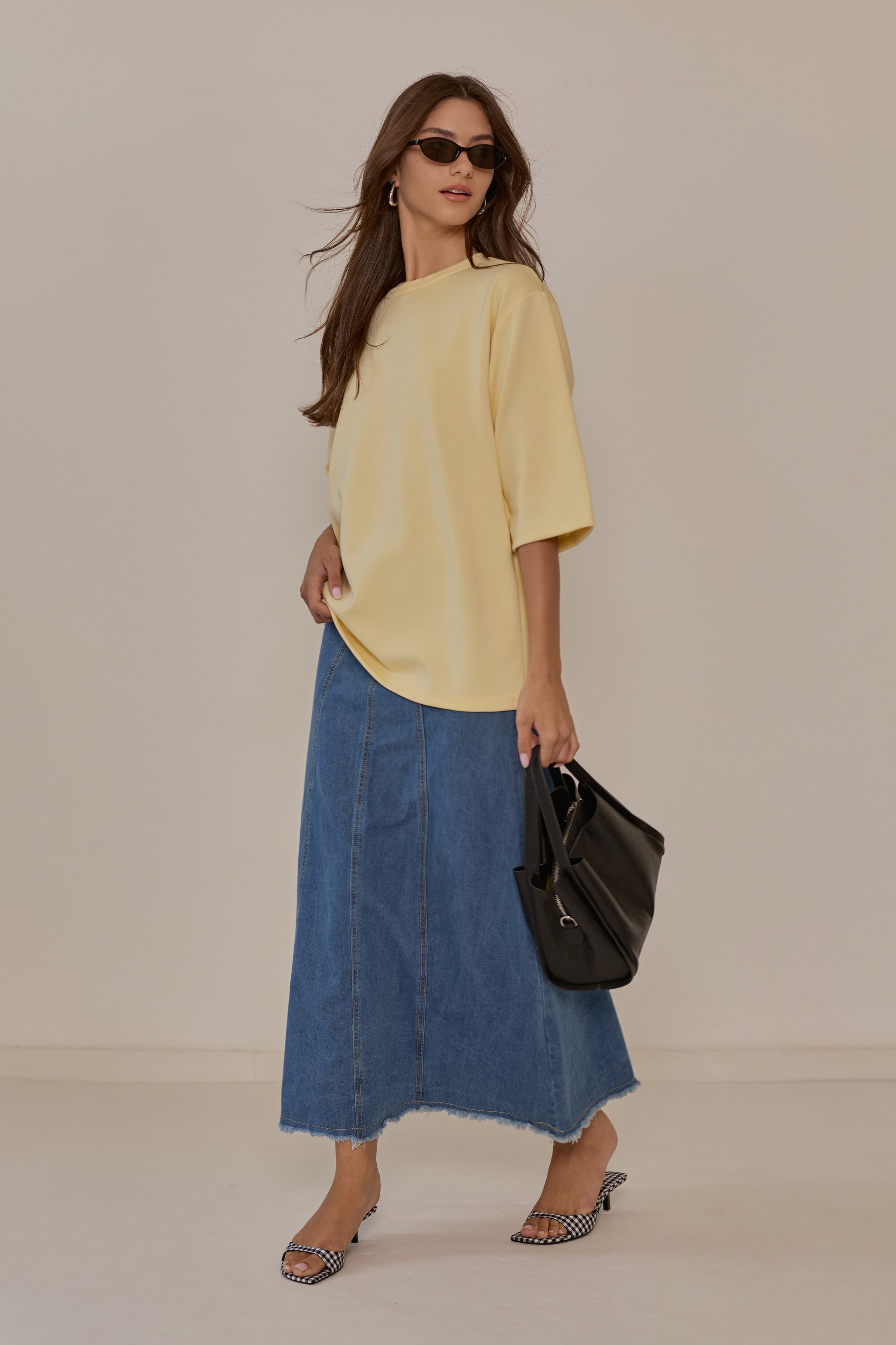 Neon maxi skirt