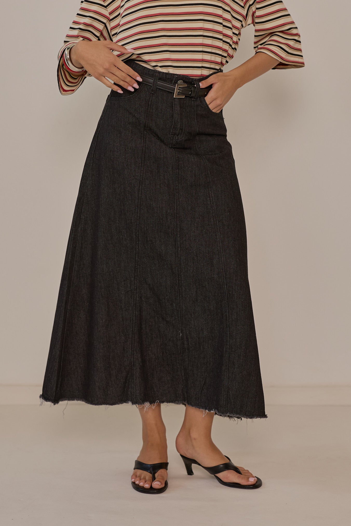 Neon maxi skirt