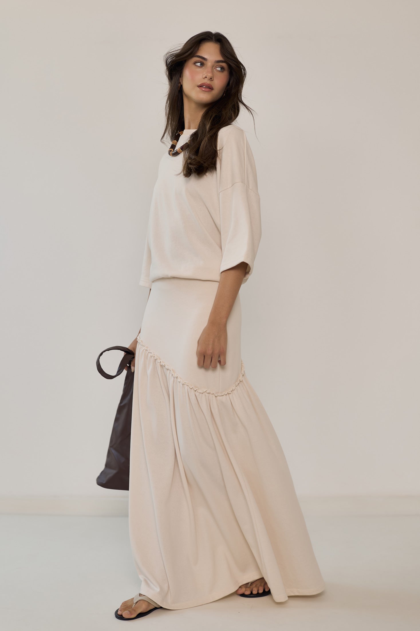 Neon maxi skirt