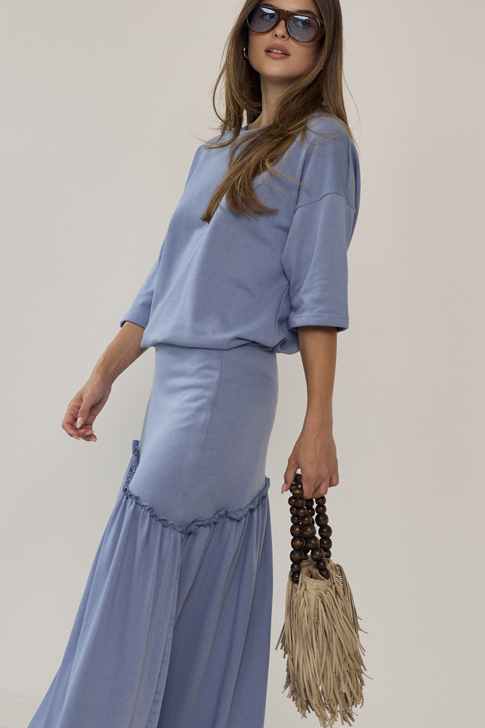 Neon maxi skirt