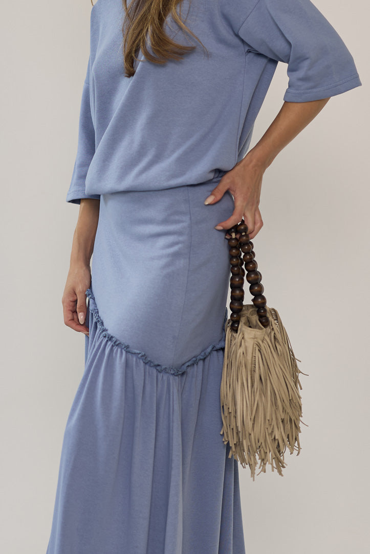 Neon maxi skirt